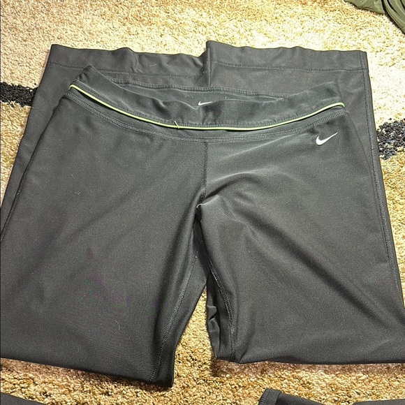 Nike Pants - Nike Dry Fit High Waisted Wide Leg Loose Pant Soft Loose Wide Flared Women's L